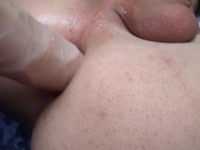 Preview 3 of • TSmariasweden • BIG dildo and Buttplug in my asshole •