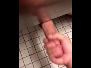 Preview 6 of Gay twink reaches under for some bathroom fun