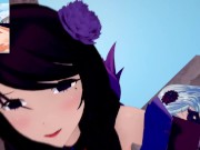 Preview 3 of Futa Freya and Futa Elsa | Male taker pov swap [Hentai Animation]