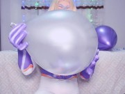 Preview 6 of Giantess Mount Lady spends Chrismas with you, blows and pops balloons her giant booty