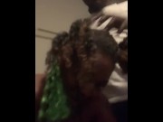 Preview 5 of I just asked for help taking my braids down… idk how he ended up in my throat
