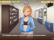 Preview 4 of Another Chance (by Time Wizard Studios) : Masturbating on the couch, on full sight (7)