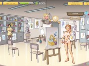 Preview 5 of Another Chance (by Time Wizard Studios) : Masturbating on the couch, on full sight (7)
