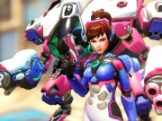 Preview 1 of Dva gets double penetrated by Genji and Reinhardt
