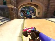 Preview 2 of Dva gets double penetrated by Genji and Reinhardt