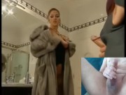 Preview 2 of Porn italian threesome anal no banheiro