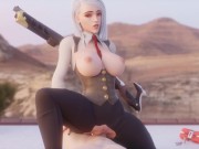 Preview 2 of Ashe 3D Hentai POV Overwatch Porn (loop)