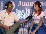 Preview 2 of KittyMiau test the Sybian with a dirty mind | Juan Bustos Podcast