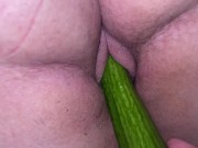 Preview 1 of Daddy fucked me with a cucumber