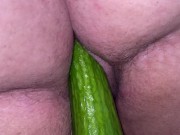 Preview 3 of Daddy fucked me with a cucumber