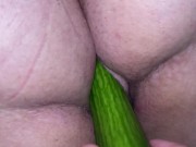 Preview 5 of Daddy fucked me with a cucumber
