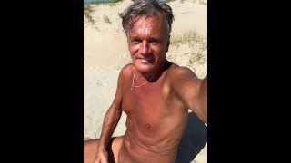 UltimateSlut Christophe WALKS NUDE ON PUBLIC BEACH