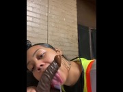 Preview 6 of Took my lunch break at work and ate the dildo instead 🤫🍆 FULL VIDEO ON OF @lovelyy.e