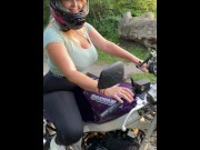 Preview 3 of SHOWING MY TITS ON MY MOTORCYCLE IN PUBLIC