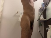 Preview 5 of wet body, penis goes left and right..