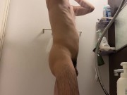 Preview 6 of wet body, penis goes left and right..