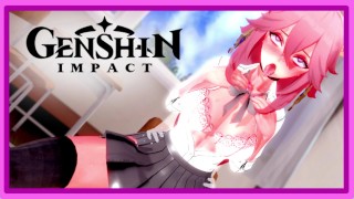 Hentai Chiori get Gently Fucked Genshin Impact Uncensored