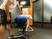 Preview 3 of Sexy Thick Big Booty Milf Danni Jones Gets Fully Stretched By Her Bull Gym Trainer