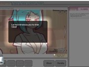 Preview 3 of Nicoles Risky Job - Milf catgirl Gumball Nicole se masturbando em stream hentai game!