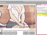Preview 5 of Nicoles Risky Job - Milf catgirl Gumball Nicole se masturbando em stream hentai game!