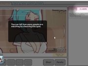 Preview 2 of Milf catgirl Gumball Nicole showing her breasts in live hentai game