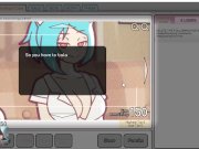 Preview 3 of Milf catgirl Gumball Nicole showing her breasts in live hentai game