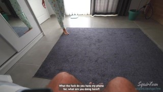 gets a boner while watching a movie with his stepsister