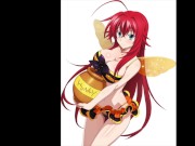 Preview 3 of Rias gremory jerk off challenge with moaning