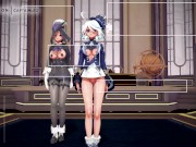 Preview 2 of Furina 💦 Perfectly Cute Ass SEX! Genshin Anime Hentai Porn  R34 Virtual Real Hydro Archon Focalor
