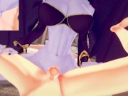 Preview 4 of Futa Morgana Futa Miss Fortune from League of Legends | Male taker POV [Hentai Animation]