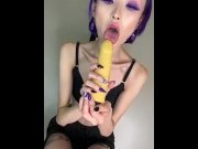 Preview 6 of anime girl / Blowjob in mouth