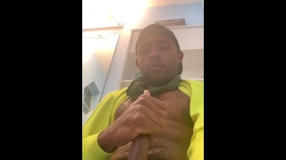 Black Guy Cums Fountains After A Hard Day Of Work