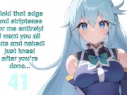 Preview 3 of Aqua Converts You To Worship One True Goddess Hentai Joi (Femdom/Humiliation Degradation Breathplay)