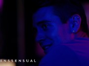 Preview 1 of TRANSSENSUAL - Dante Colle Knows How To Approach Aubrey Kate And Seduce Her For A Quick Fuck