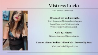 Latina Domme makes you try anal for the first time - turns you into a cock loving loser