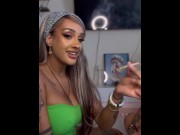 Preview 3 of Girl smokes a Jesus blunt then gets WRECKED!