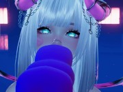 Preview 1 of VRChat - Riding daddy's dick like a good girl
