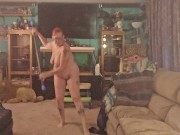Preview 6 of GILFJai does naked stick aerobics