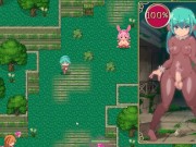 Preview 1 of Mage Kanade's Futanari Dungeon Quest - Fucking a huge breasts mushroom girl