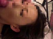 Preview 6 of HUGE facial on cute Japanese amateur.