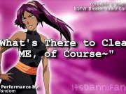 Preview 1 of 【NSFW Bleach Audio RP】 You Agree to Help Clean Up Yoruichi's Hot & Sweaty Body~ 【F4M】