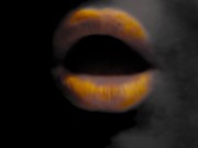 Preview 4 of Black And White Video With Orange Lipstick And Smoking