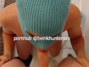Preview 1 of BARELY LEGAL  RUSSIAN  TWINK FIRST TIME SUCKING DADDY COCK
