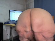 Preview 6 of Fuck the ass of this fat grandmother whore Bbw