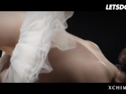 Preview 2 of Sexy Babe Jessica Passionate Fuck With Lover While Wearing Ballerina Costume - LETSDOEIT