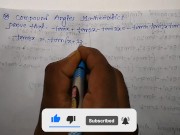 Preview 2 of Compound Angles Math Slove By Bikash Educare Episode 34
