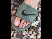 Preview 6 of Come Worship my sexy feet in my sandals.