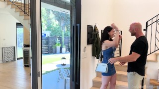 MIA KHALIFA - Stunning Mia Khalifa Shows Her Oral Skills By Deepthroating Big Cocks
