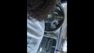 Throat fuck in the car