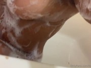 Preview 5 of Ebony Midget Plays With Pussy in The Bath